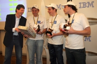 Winners2 Second place: Universteit Twente, Erik-Jan Krijgsman, Kamiel Cornelissen, and Boris De Wilde