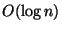 $O(\log n)$