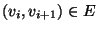 $(v_i ,v_{i+1}) \in E$