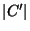 $\vert C'\vert$