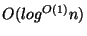 $O(log^{O(1)}n)$
