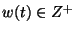 $w(t)\in Z^+$