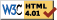 Valid HTML 4.01